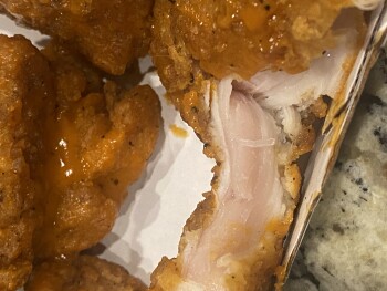 Consumer Review - Food Safety Buffalo Wild Wings, Easton Road, Warrington, PA, USA Ordered a to go order of 30 boneless wings and... photo #3