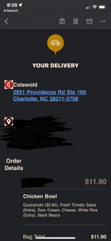 Avis du consommateur - Sécurité alimentaire Chipotle Mexican Grill, 2921 Providence Road, Charlotte, NC, USA 10/05/2021 my girl friend order it... photo #4