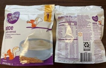 Food Recall Parent's Choice Rice Baby Cereal - recalled due to above the guidance arsenic Maple Island Inc. has... photo #1
