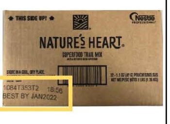 Food Recall Nestlé Professional Fruit and trail mix products - recalled due to allergens Nestlé Professional, So... photo #3