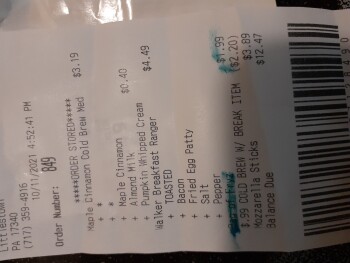 Consumer Review - Food Safety French fries 🍟, Sheetz, East King Street, Littlestown, PA, USA French fries With in 1 hr , maybe a... photo #3