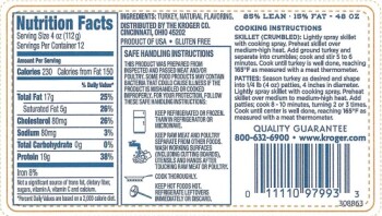Rappel d'aliments Butterball Ground Turkey Products - recalled due to extraneous materials The FSIS announced the reca... photo #2