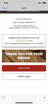 Consumer Review - Food Safety DiBella's Subs, Telegraph Road, Bingham Farms, MI, USA I ordered subs there on Tuesday did lunch. By... photo #2
