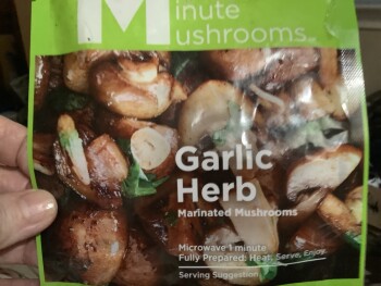 Consumer Review - Food Safety Walmart grocery order,  San Antonio, TX, USA Today,  Minute Mushrooms Garlic Herb Pouch Porta Bela e... photo #2