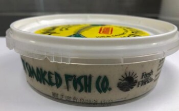 Food Recall Smilin’ Bob’s Smoked Fish Dip - recalled due to Undeclared egg Smilin’ Bob’s is initiating a volunta... photo #1
