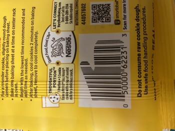 Consumer Review - Food Safety Nestle ready to back cookie squares, Super 1 Foods, Nth Westwood Dr, Rathdrum, ID, USA Nestle ready... photo #2