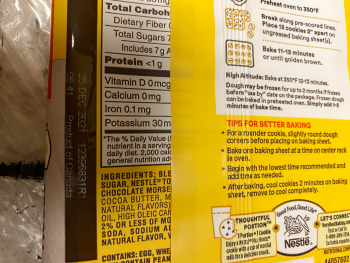 Consumer Review - Food Safety Nestle ready to back cookie squares, Super 1 Foods, Nth Westwood Dr, Rathdrum, ID, USA Nestle ready... photo #3