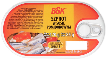 Reclame de Alimentos B&K Filety Z Makreli, Szport and Śledź - recalled due to unauthorized pesticide The FSAI announced t... foto #2