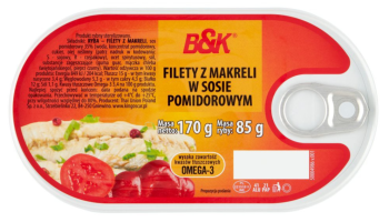 Reclame de Alimentos B&K Filety Z Makreli, Szport and Śledź - recalled due to unauthorized pesticide The FSAI announced t... foto #3