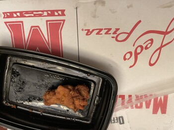 Consumer Review - Food Safety Ledo Pizza, Olney Laytonsville Road, Olney, MD, USA Only food I ate yesterday was this Deluxe pizza... photo #1