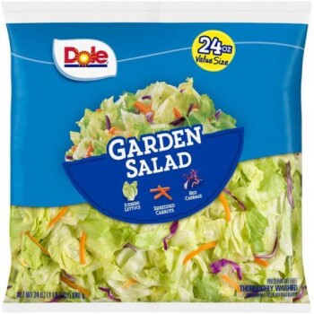 Food Recall Dole, Kroger, Walmart brands garden salad - recalled due to potential Listeria October 29, 2021–Dole... photo #1