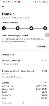Consumer Review - Food Safety Dunkin Donuts, Gary, IN, USA Today,  It was the coffees I drank from there 15 minutes after eating.... photo #1