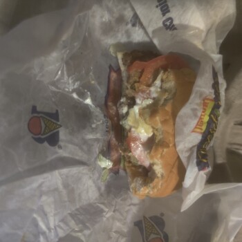 Consumer Review - Food Safety Braum's Ice Cream & Dairy Store, Northwest Cache Road, Lawton, OK, USA Last night,  Double deluxe bu... photo #2