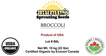 食品召回 Mumm's Sprouting Seeds Broccoli - recalled due to Salmonella The CFIA announced the recall of Mumm's... 照片 #3