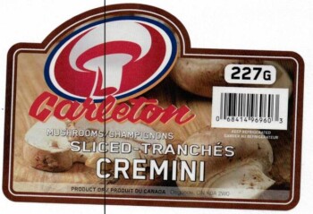 食品召回 Sliced White Mushrooms - recalled due to Listeria The CFIA announced the recall of sliced White Mush... 照片 #4