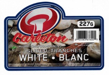 食品召回 Sliced White Mushrooms - recalled due to Listeria The CFIA announced the recall of sliced White Mush... 照片 #5