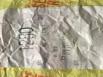 Consumer Review - Food Safety McDonald's, Jefferson Avenue, Plain City, Ohio, USA 7:00 p.m. 11/8/2021,  cheeseburger/not certain F... photo #3