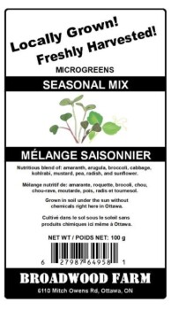Food Recall Broadwood Farm microgreens products - recalled due to Salmonella The CFIA announced the recall of ce... photo #2