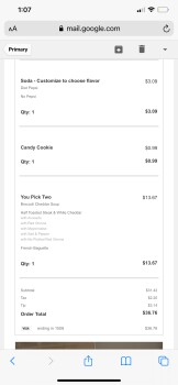 Consumer Review - Food Safety Panera Bread, 2184 Tamiami Trail North, Naples, FL, USA Me and my boyfriend got it (soup and sandwic... photo #2