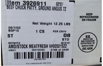 Food Recall Gold Canyon Meat CO raw ground beef patties - recalled due to extraneous materials The FSIS announce... photo #2