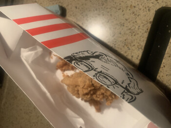 Consumer Review - Food Safety KFC, East College Avenue, Ruskin, FL, USA On 11/15/21, my husband bought us a 12 piece chicken strip... photo #3