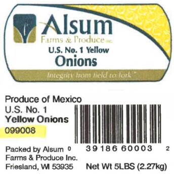 Food Recall Alsum Whole Yellow, White, and Red Onions - recalled due to salmonella Alsum Farms & Produce, Inc. o... photo #2