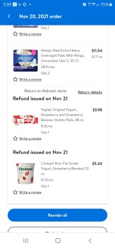Consumer Review - Food Safety Walmart Supercenter, East Hackberry Street, Salem, IN, USA Did grocery pickup and they gave me a cho... photo #4