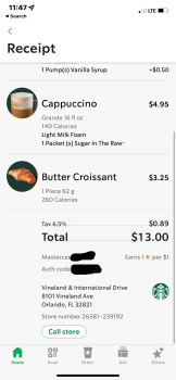 Consumer Review - Food Safety Starbucks, International Drive, Orlando, FL, USA I got a bunch of hives and my body my lips are swol... photo #2