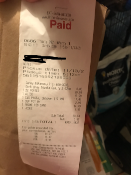 Consumer Review - Food Safety Outback Steakhouse, US Highway 19 North, Palm Harbor, FL, USA My family ordered takeout from this lo... photo #2