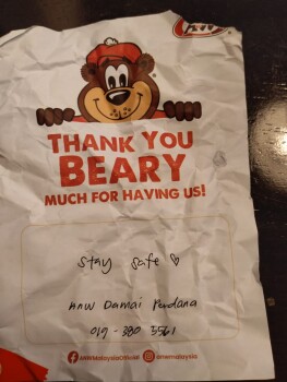 Consumer Review - Food Safety A&W Petronas Damai Perdana, Persiaran Damai Perdana, Bandar Damai Perdana, Cheras, Selangor, Malaysi... photo #3