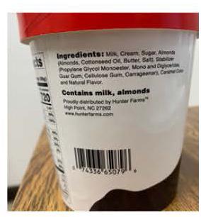 Food Recall Howling Cow Butter Almond Ice Cream Pints - recalled due to undeclared allergens Maryland & Virginia... photo #3