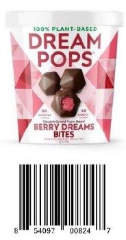 Food Recall Dream Pops Bites - recalled due to may contain undeclared milk Dream Pops is voluntarily recalling s... photo #2