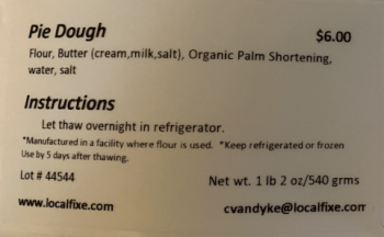 食品召回 Lasagna, Noodles, Rolls, Pie Dough, Fettucine, Tortillas - recalled due to allergens Local Fixe LLC... 照片 #6