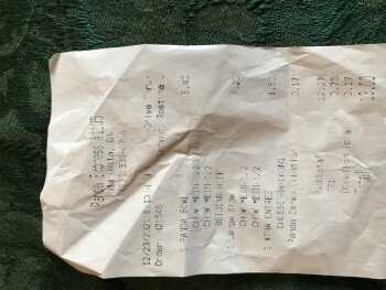 Consumer Review - Food Safety Panda Express, Roswell Road, Marietta, GA, USA Beef Mein  Within an hour I got sick and it was viole... photo #2