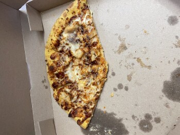消费者评论 - 食品安全 Domino's Pizza, 4430 Mann Road, Indianapolis, IN, USA Felt fine after eating last night, but a few h... 照片 #3
