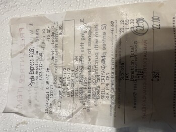 消费者评论 - 食品安全 Panda Express, 1050 Vine Street, Los Angeles, CA, USA 12/24 Christmas Eve ,  Not sure if was the ric... 照片 #3