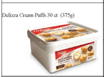 Food Recall Delizza Cream Puffs - recalled due to presence of small metal fragements Poppies International, Inc.... Foto #3