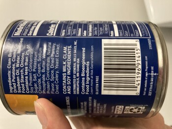 Consumer Review - Food Safety Walmart, Grossmont Center Drive, La Mesa, CA, USA Progresso Clam Chowder I ate the can of Clam Chowd... photo #3
