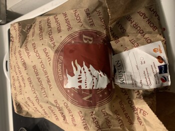 Consumer Review - Food Safety Boustan NDG, Sherbrooke Street West, Montreal, QC, Canada food A few hours, It happened Yesterday  photo #2