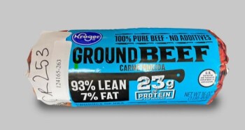 Consumer Food Safety Report Kroger 93% lean ground beef - Avoid Consumption Alert due to possible E. coli Consumer Reports is ad... photo #1
