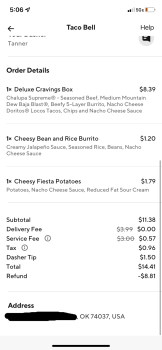Consumer Review - Food Safety Taco Bell, West Main Street, Jenks, OK, USA On tuesday night ,  i was the only one sick. I ordered i... photo #2