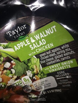 Reseña del consumidor - Seguridad alimentaria Walmart Deli, Dorchester Road, Summerville, SC, USA I ate the apple walnut spinach salad Friday even... foto #2