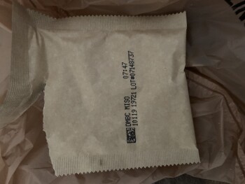 Consumer Review - Food Safety Shaws Market, North Providence, RI, USA Purchased a Dr. McDougall’s vegan miso ramen noodle soup thi... photo #2