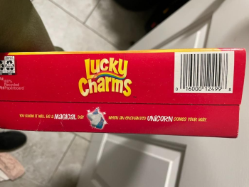 Consumer Review - Food Safety Lucky charms, Kroger, Herrington Road, Lawrenceville, GA, USA I just bought a box of cereal and my h... photo #3