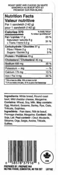 Food Recall Quality fast foods / Hygaard Fine Foods Ltd. sandwiches - recalled due to Listeria HQ Fine Foods is... photo #9