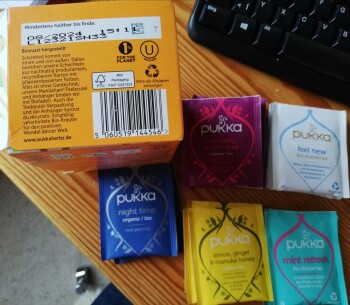 Consumer Review - Food Safety Pukka bio-kräutertee selection, Tegut, Frankfurter Straße, Kassel, Germany Tee an 5 Tagen getrunken,... photo #2