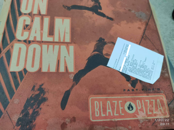 Consumer Review - Food Safety Blaze Pizza, 5604 Balboa Avenue, San Diego, CA, USA Food from here delivered from UberEATS I alone a... photo #3