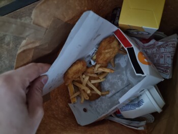 Avaliação do consumidor - Segurança alimentar McDonald's, Avenue de l'Yser, Auch, France On a commander un menu : deux happy meal neugette frite i... foto #2
