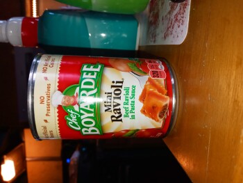 Avaliação do consumidor - Segurança alimentar Walmart Supercenter, Dutch Meadows Lane, Glenville, NY, USA February 2 2022,  Chef boyardee ravioli... foto #2