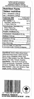 Food Recall Quality fast foods and Hygaard Fine Foods sandwiches - recalled due to Listeria HQ Fine Foods is rec... photo #2